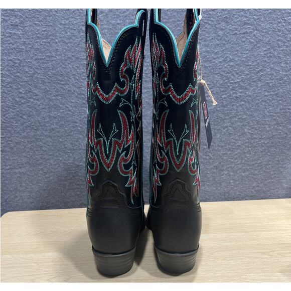 Twisted X Western Boots Snip Toe Black, Blue & Red Womens Size 7B - Picture 8 of 16